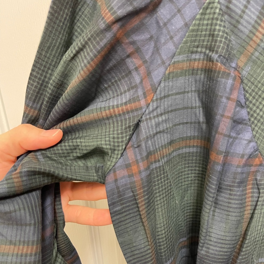 Hatch Maternity Plaid Popover Blouse - Picture 9 of 9